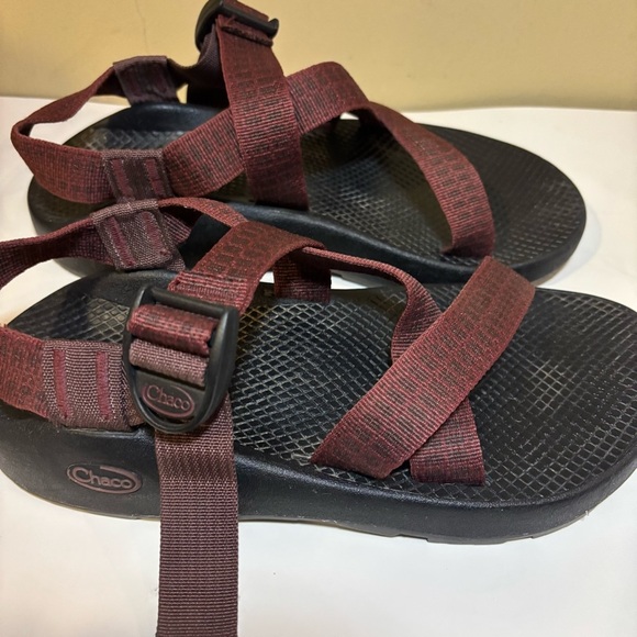 Chaco Z/Cloud Sandals Burgundy Men Size 8 - Picture 3 of 8